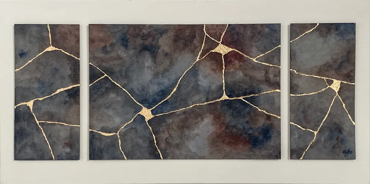 abstract based on the rocks at Godrevy Cornwall