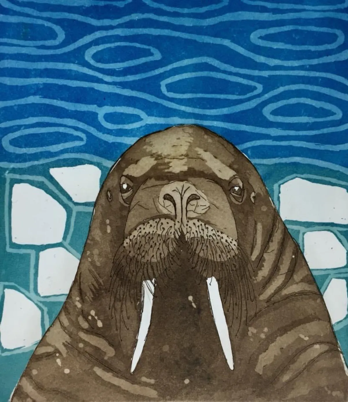 Etching with aquatint
