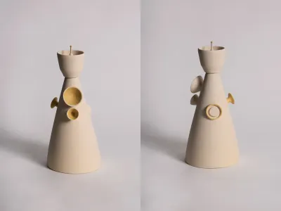 Ceramic Sculpture by Hannah Alberts